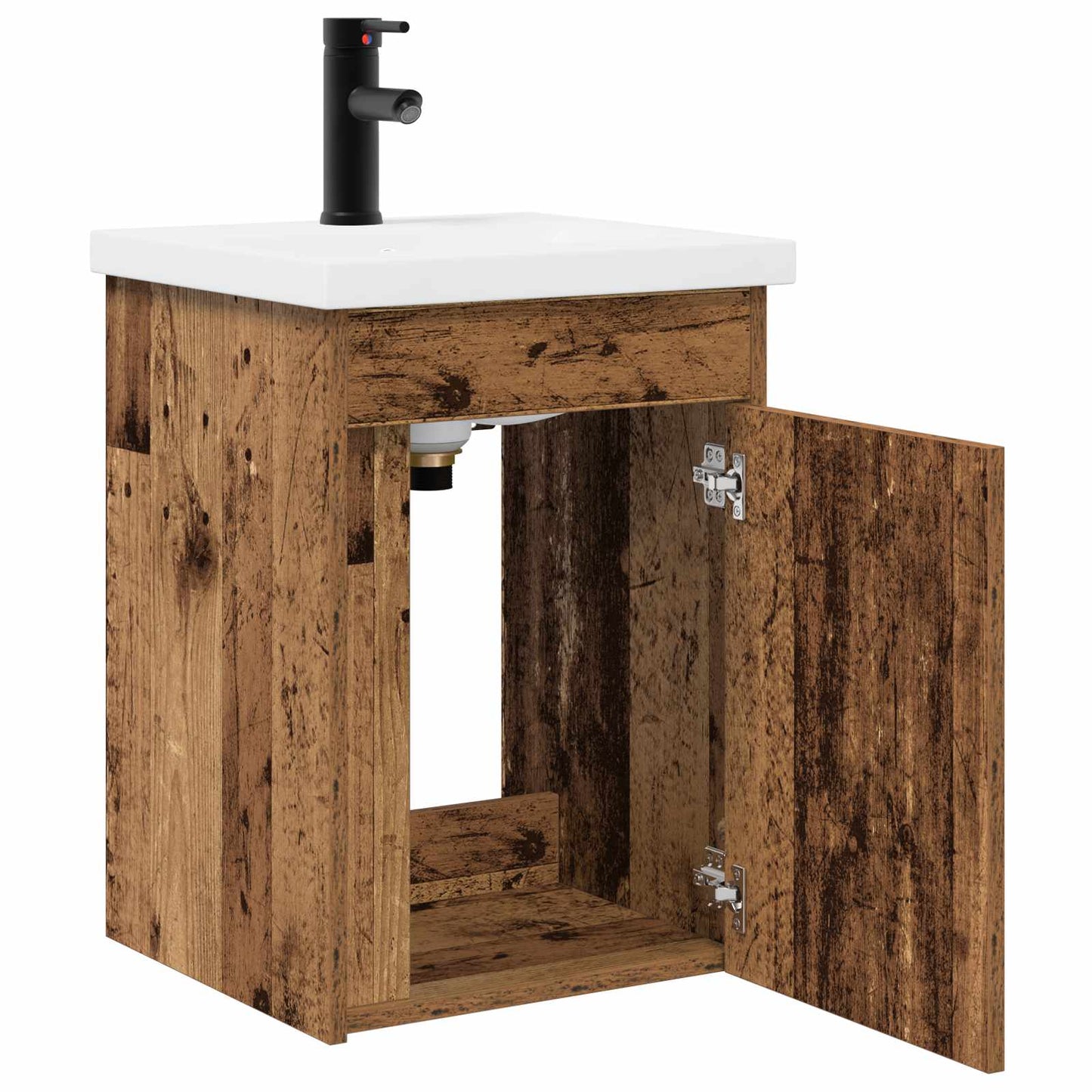 Bathroom Vanity Unit with Tap Old Wood 42 x 40 x 74.5 cm