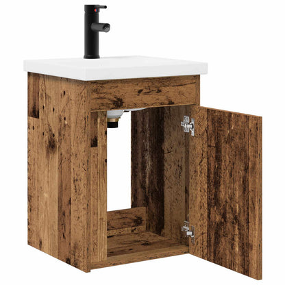 Bathroom Vanity Unit with Tap Old Wood 42 x 40 x 74.5 cm