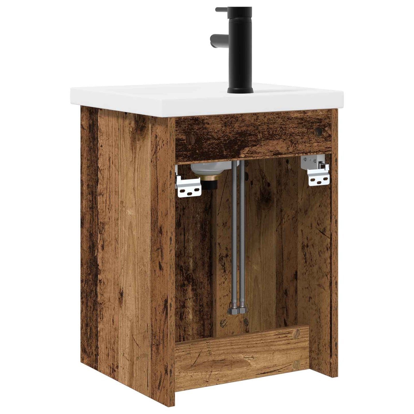 Bathroom Vanity Unit with Tap Old Wood 42 x 40 x 74.5 cm