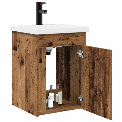 Bathroom Vanity Unit with Tap Old Wood 42 x 40 x 74.5 cm