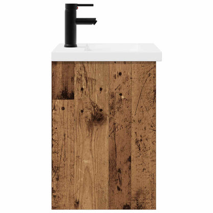 Bathroom Vanity Unit with Tap Old Wood 42 x 40 x 74.5 cm