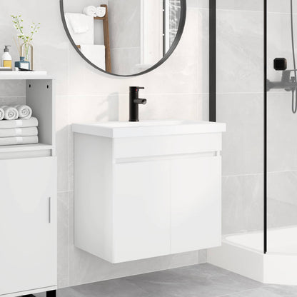 Bathroom Vanity Unit with Tap White 61 x 40 x 74.5 cm