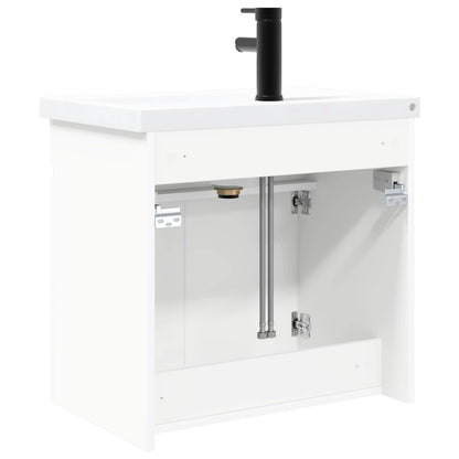 Bathroom Vanity Unit with Tap White 61 x 40 x 74.5 cm