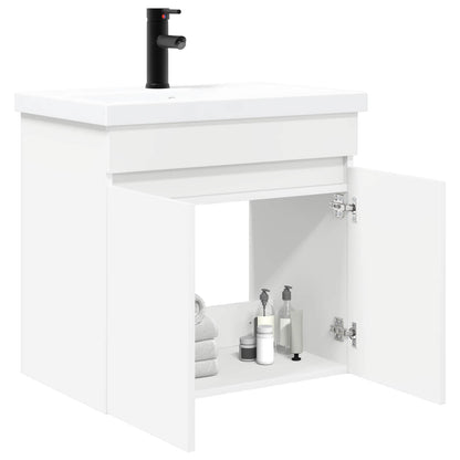 Bathroom Vanity Unit with Tap White 61 x 40 x 74.5 cm