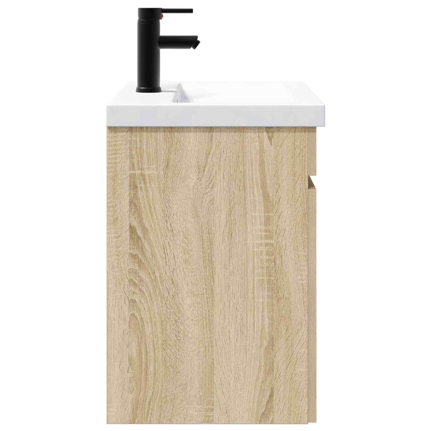 Bathroom Vanity Unit with Tap Sonoma Oak 61 x 40 x 74.5 cm