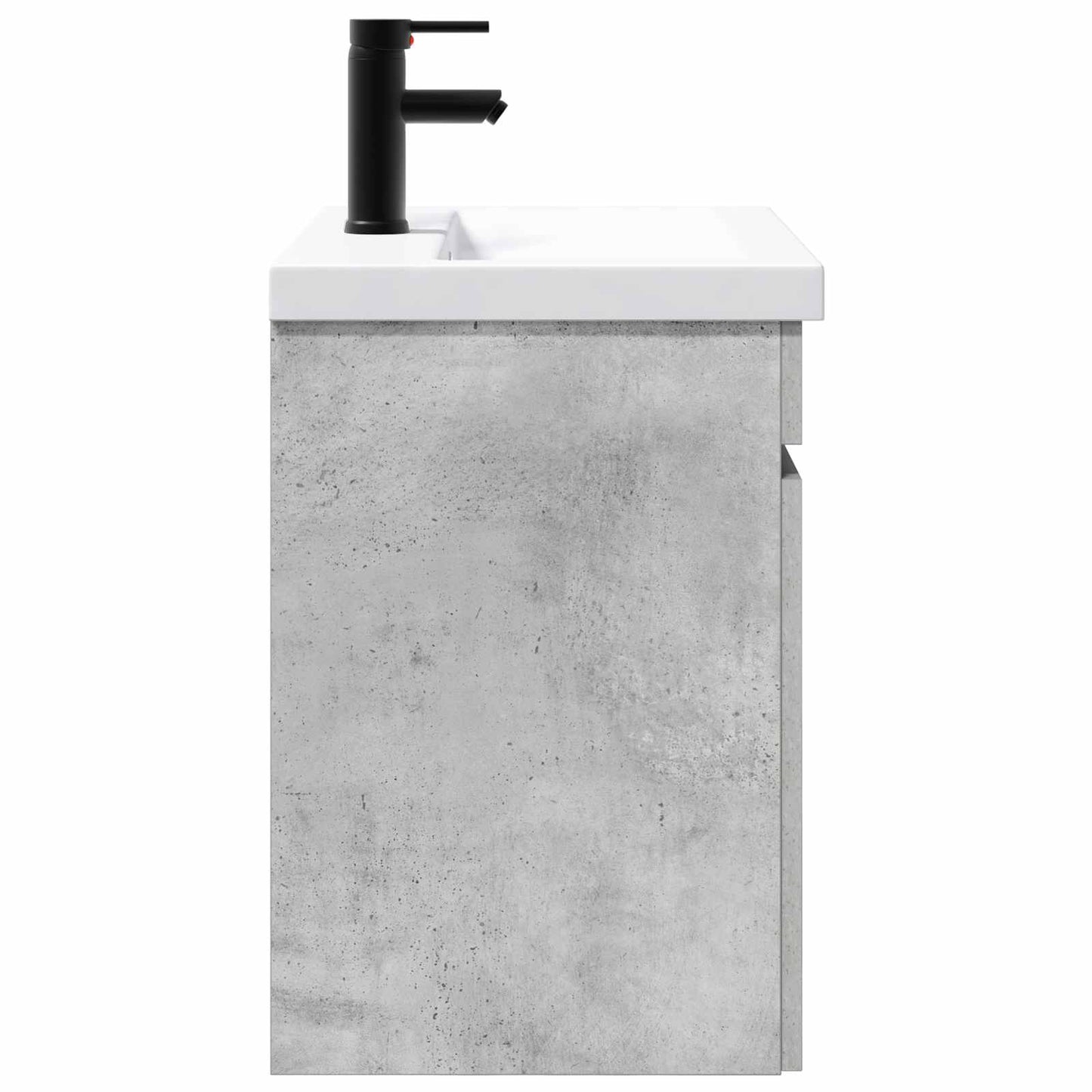 Bathroom Vanity Unit with Tap Concrete Grey 61 x 40 x 74.5 cm