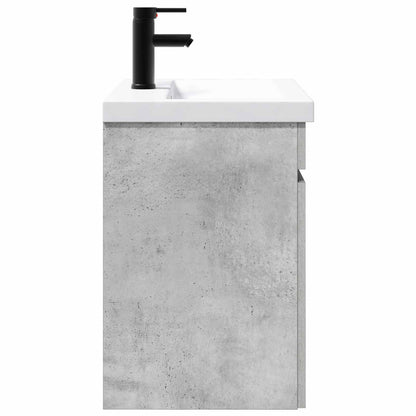 Bathroom Vanity Unit with Tap Concrete Grey 61 x 40 x 74.5 cm