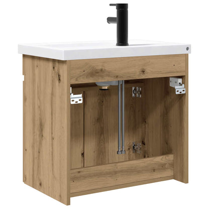 Bathroom Vanity Unit with Tap Artisan Oak 61 x 40 x 74.5 cm