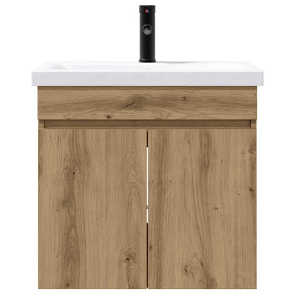 Bathroom Vanity Unit with Tap Artisan Oak 61 x 40 x 74.5 cm