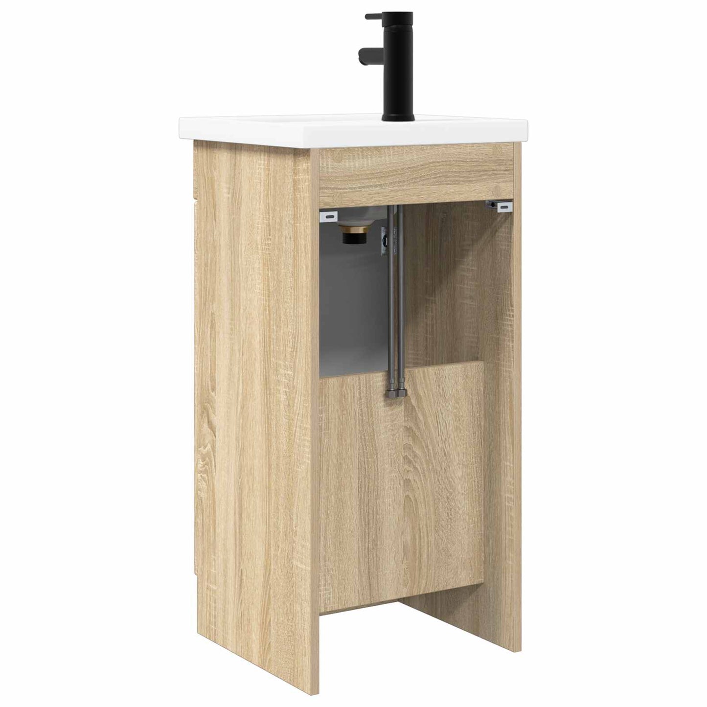 Bathroom Vanity with Sink Sonoma Oak 42 x 40 x 84.5 cm