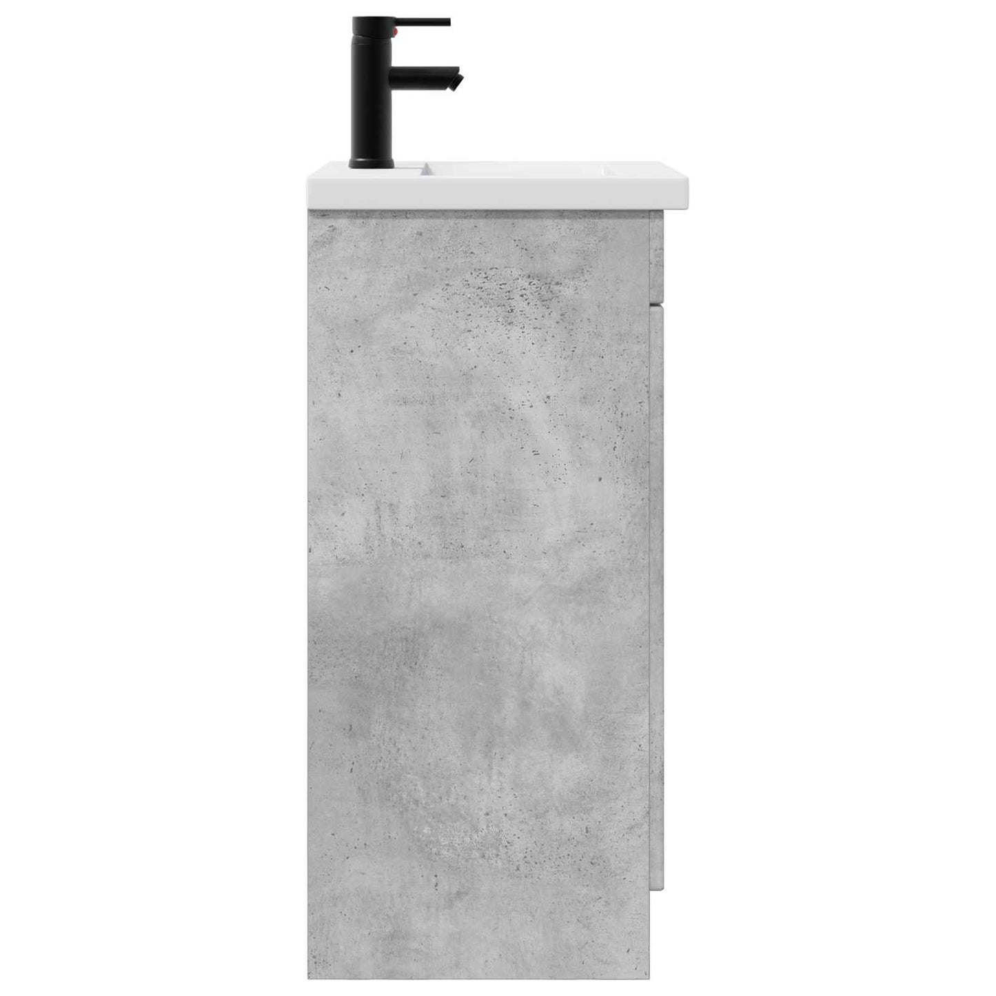 Bathroom Vanity with Sink Concrete Grey 42 x 40 x 84.5 cm