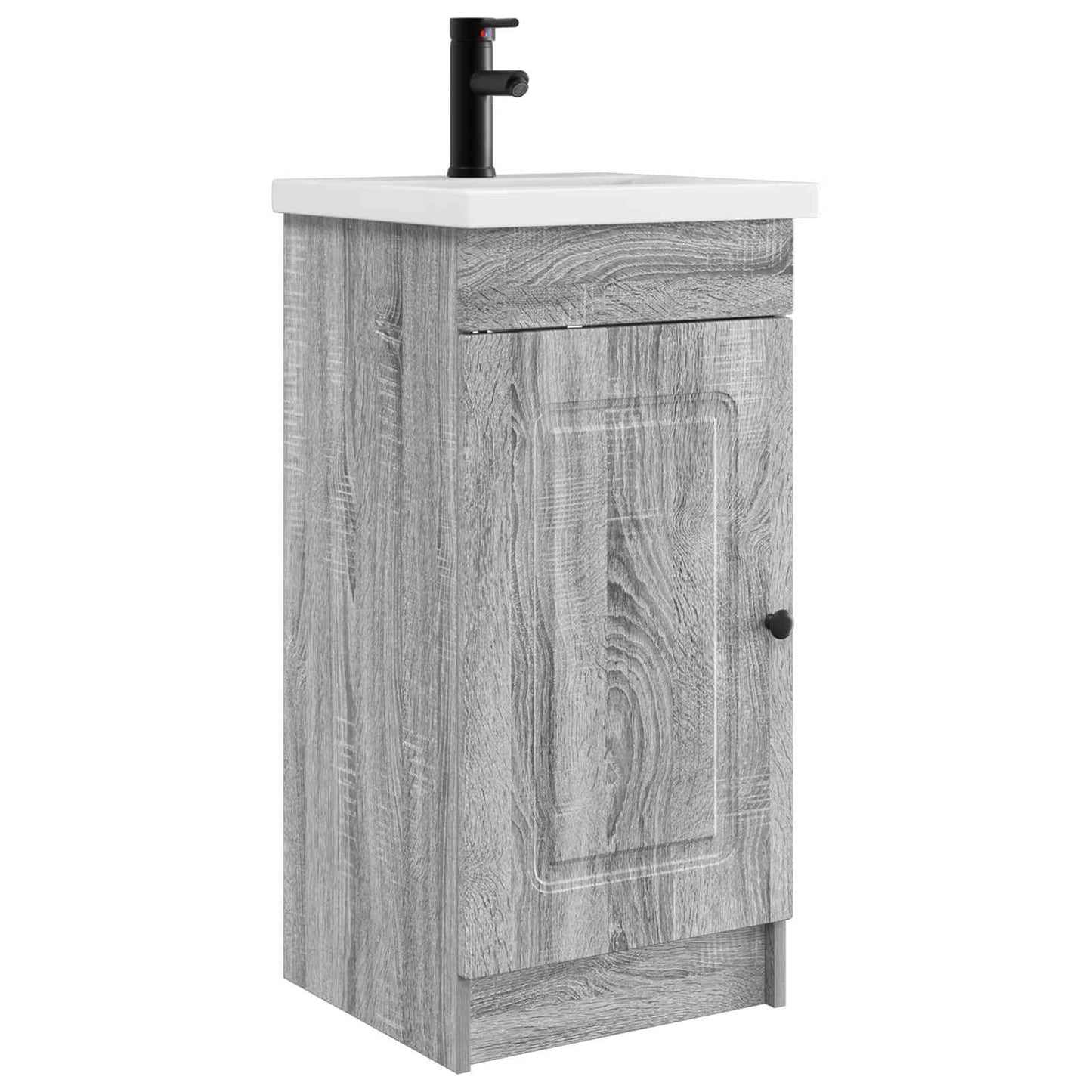 Bathroom Vanity with Sink Grey Sonoma 42 x 40 x 84.5 cm