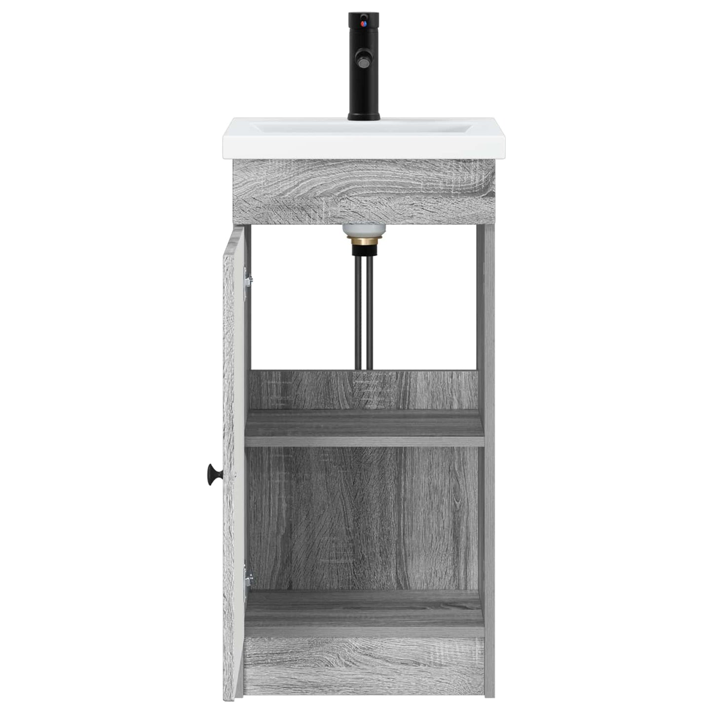 Bathroom Vanity with Sink Grey Sonoma 42 x 40 x 84.5 cm