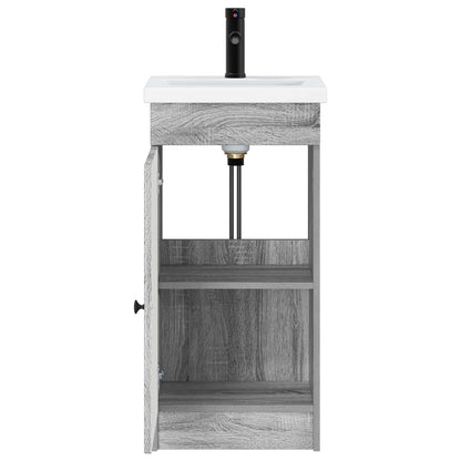 Bathroom Vanity with Sink Grey Sonoma 42 x 40 x 84.5 cm