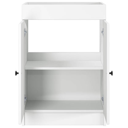 Bathroom under Sink Cabinet White 56 x 37.5 x 81 cm