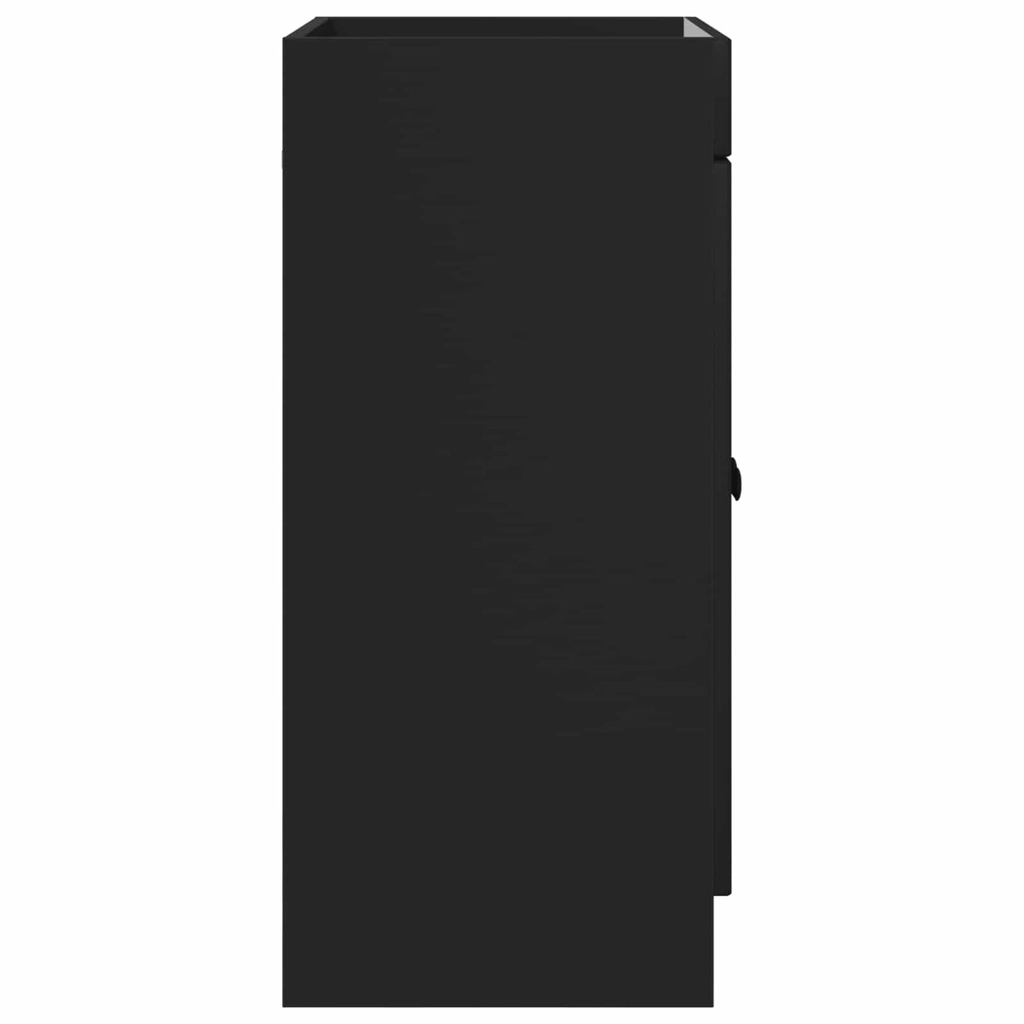 Bathroom under Sink Cabinet Black 56 x 37.5 x 81 cm
