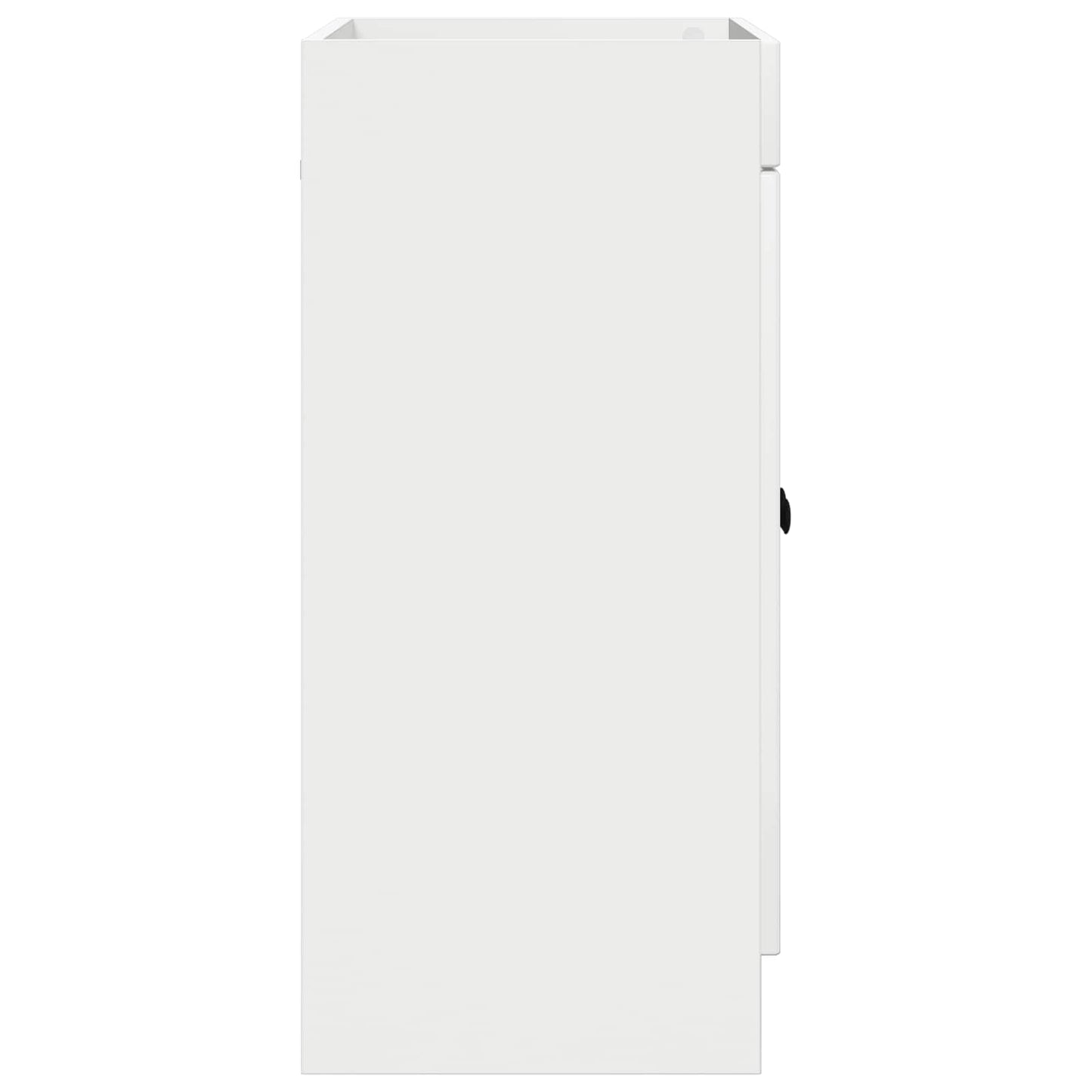 Bathroom under Sink Cabinet High Gloss White 56 x 37.5 x 81 cm