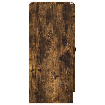Bathroom under Sink Cabinet Smoked Oak 56 x 37.5 x 81 cm