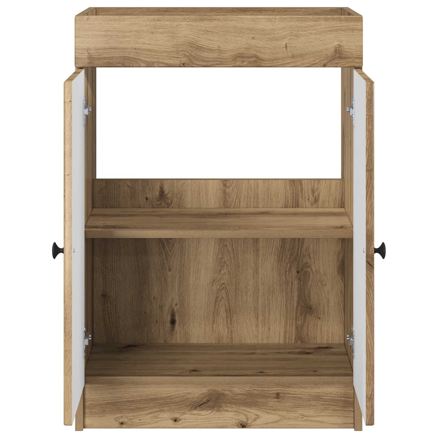 Bathroom under Sink Cabinet Artisan Oak 56 x 37.5 x 81 cm