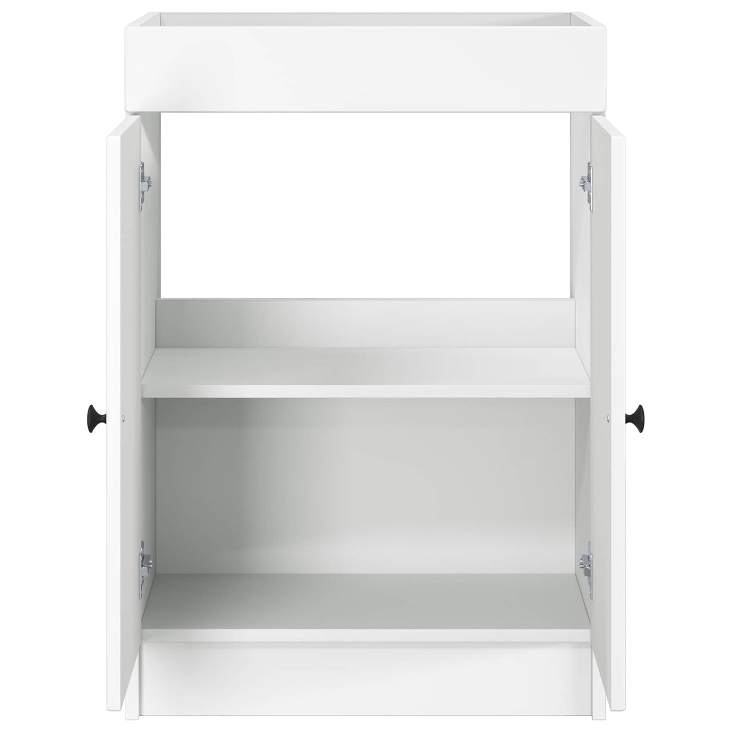 Bathroom under Sink Cabinet White 78.5 x 37.5 x 81 cm