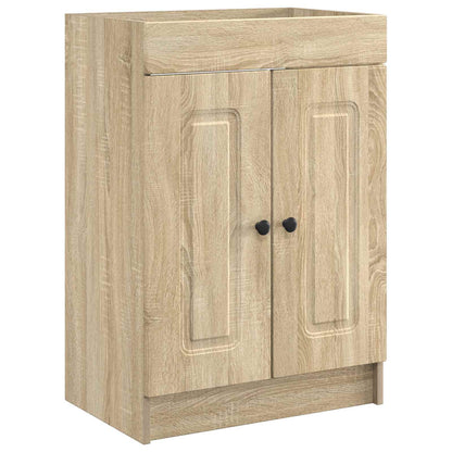 Bathroom under Sink Cabinet Sonoma Oak 78.5 x 37.5 x 81 cm