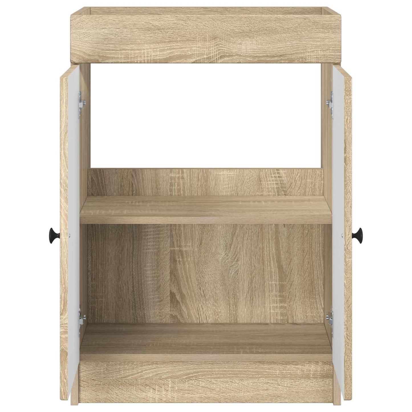 Bathroom under Sink Cabinet Sonoma Oak 78.5 x 37.5 x 81 cm