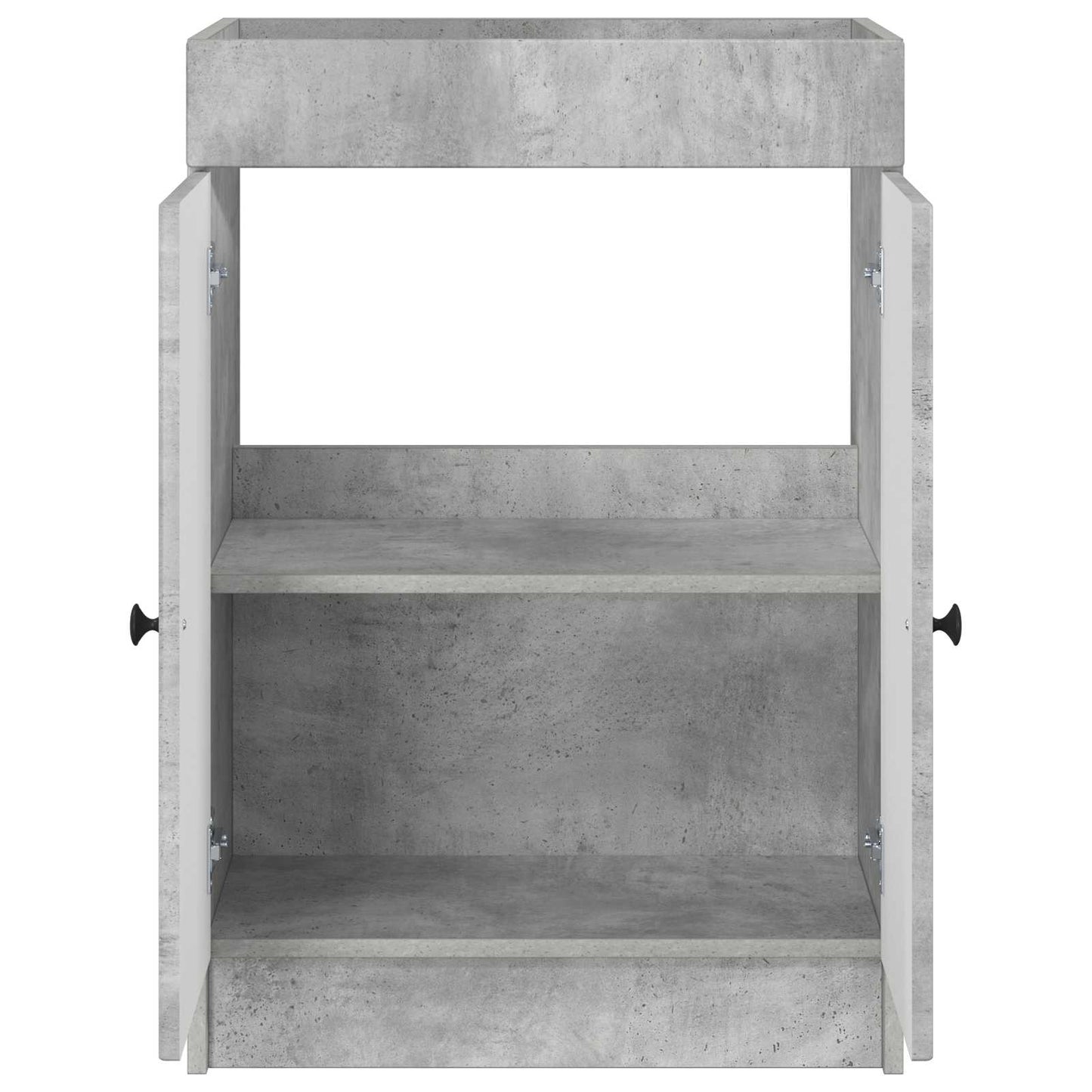 Bathroom under Sink Cabinet Concrete Grey 78.5 x 37.5 x 81 cm