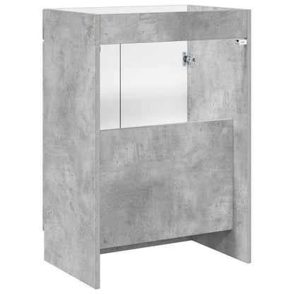Bathroom under Sink Cabinet Concrete Grey 78.5 x 37.5 x 81 cm