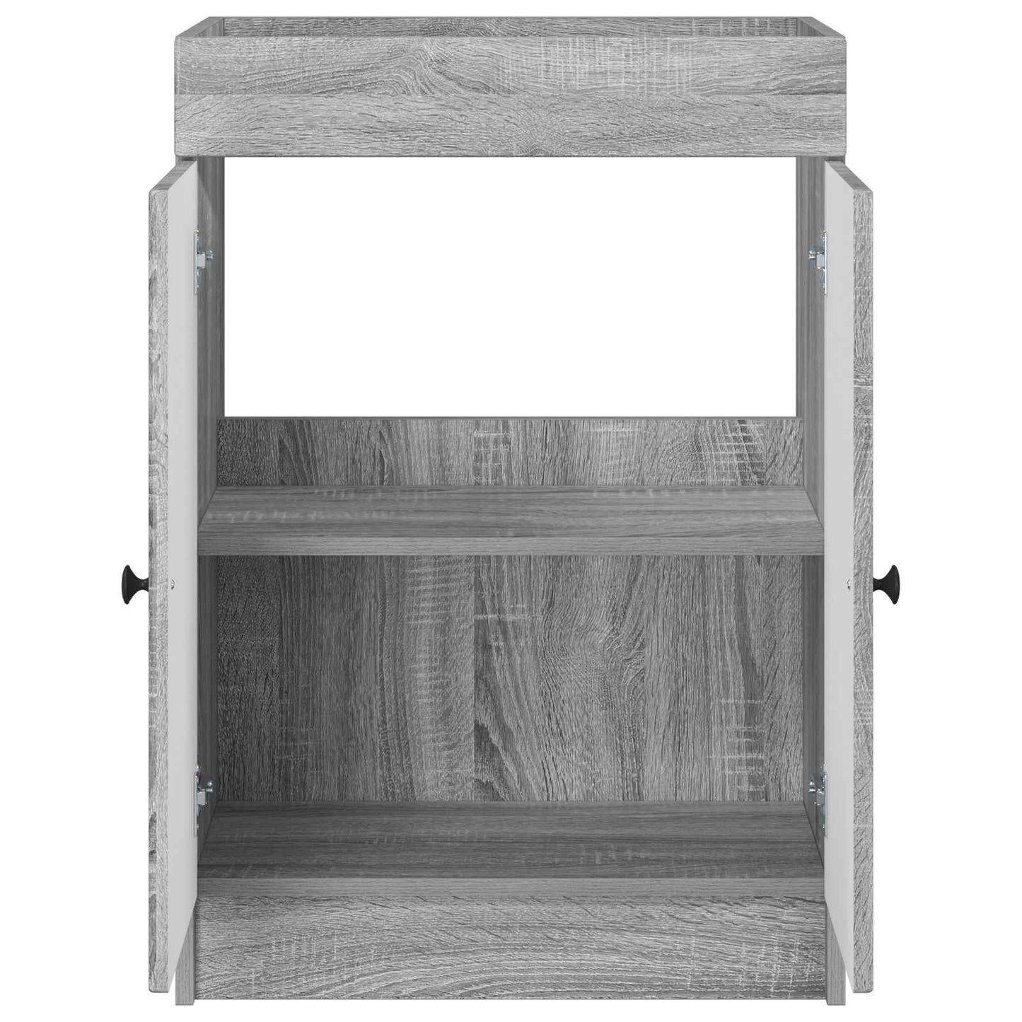 Bathroom under Sink Cabinet Grey Sonoma 78.5 x 37.5 x 81 cm