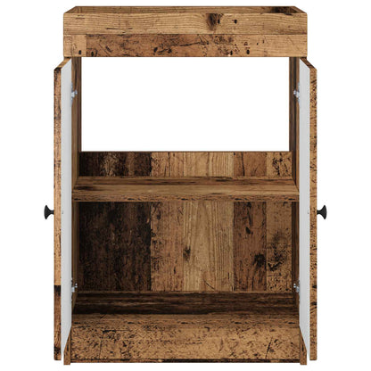 Bathroom under Sink Cabinet Old Wood 78.5 x 37.5 x 81 cm