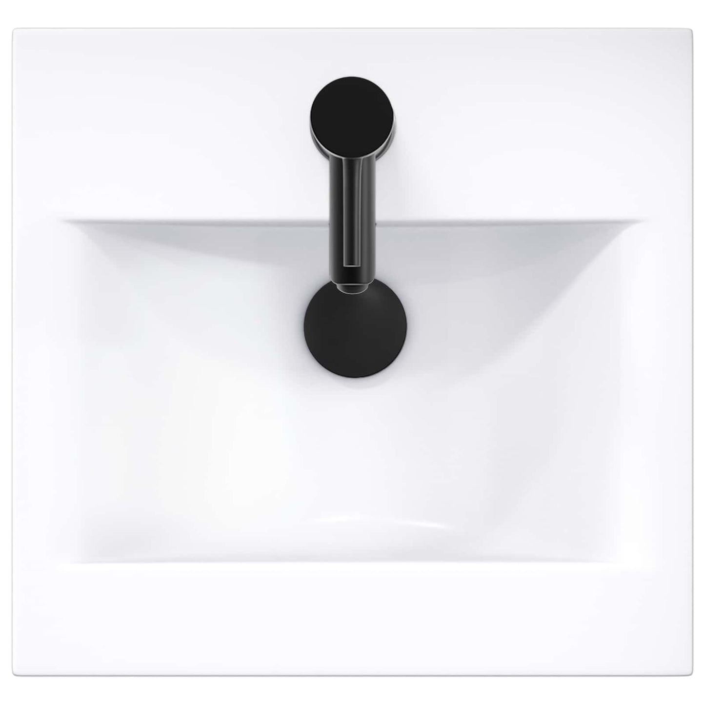 Bathroom Vanity with Sink Black 42 x 40 x 84.5 cm