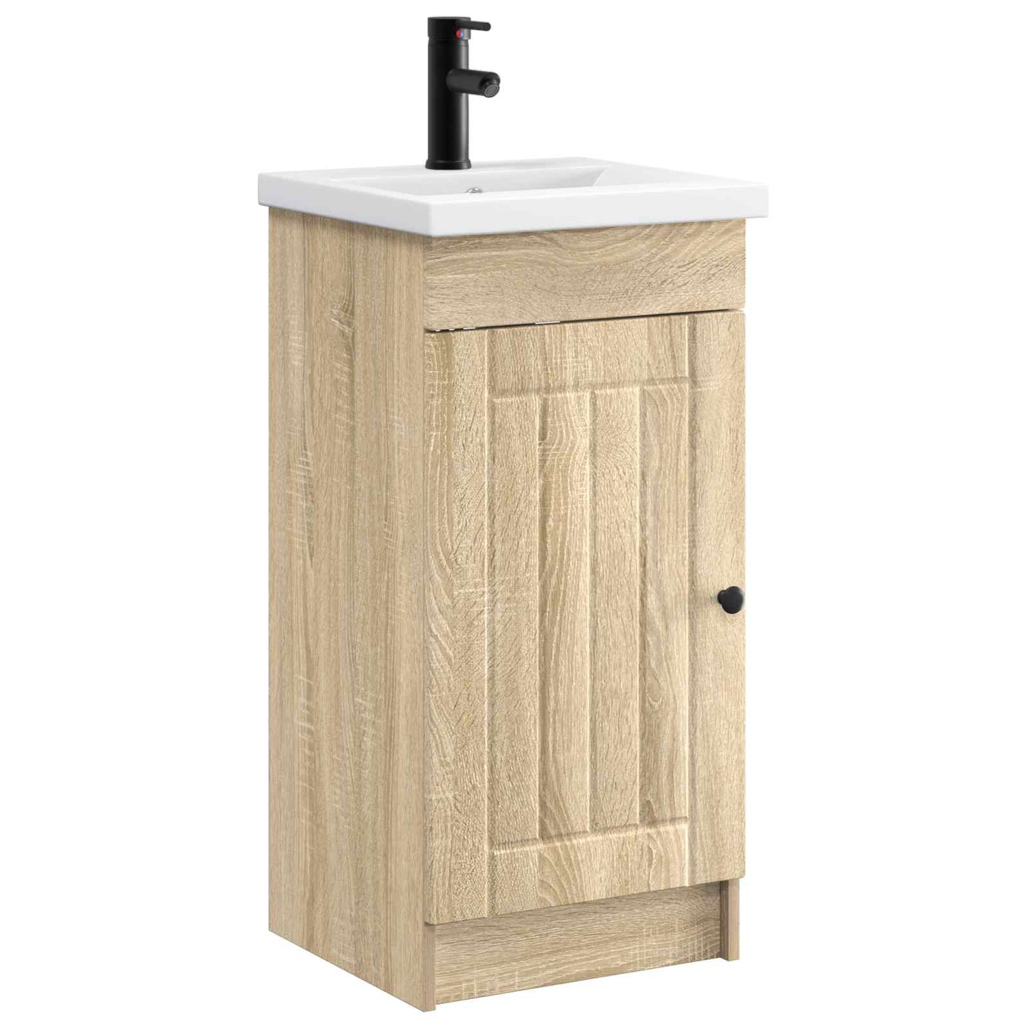 Bathroom Vanity with Sink Sonoma Oak 42 x 40 x 84.5 cm