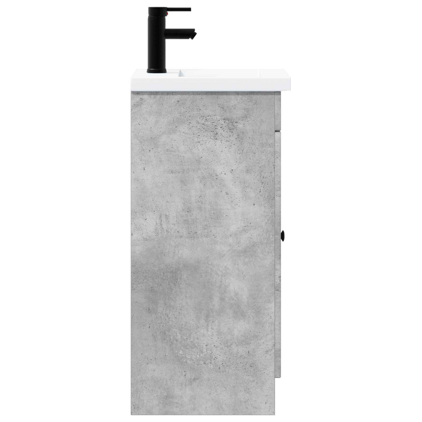 Bathroom Vanity with Sink Concrete Grey 42 x 40 x 84.5 cm