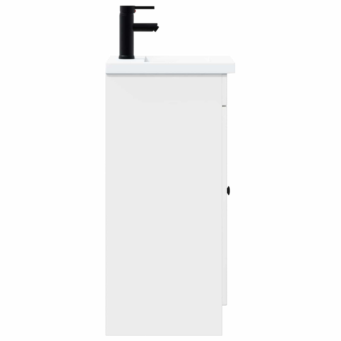 Bathroom Vanity with Sink High Gloss White 42 x 40 x 84.5 cm