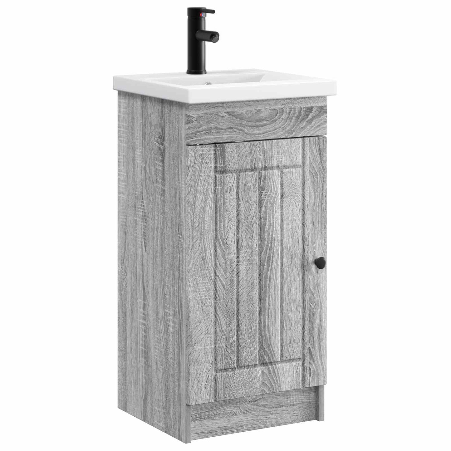 Bathroom Vanity with Sink Grey Sonoma 42 x 40 x 84.5 cm