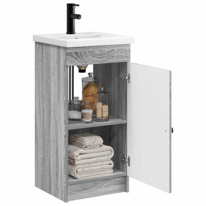 Bathroom Vanity with Sink Grey Sonoma 42 x 40 x 84.5 cm