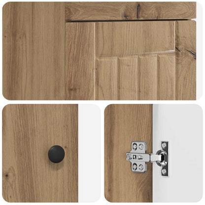 Bathroom Vanity with Sink Artisan Oak 42 x 40 x 84.5 cm