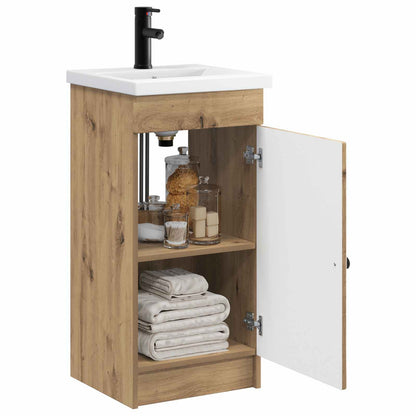 Bathroom Vanity with Sink Artisan Oak 42 x 40 x 84.5 cm
