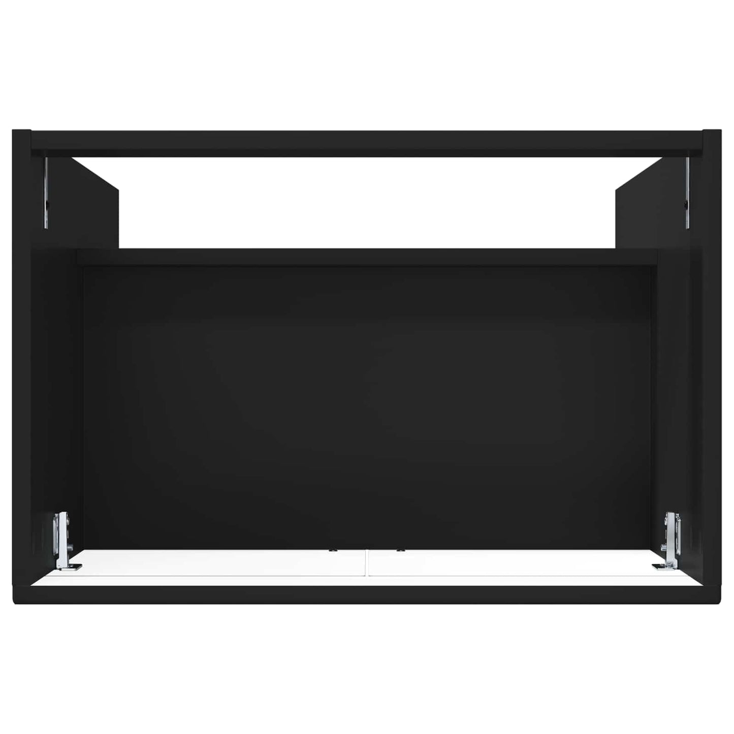Bathroom under Sink Cabinet Black 56 x 37.5 x 81 cm