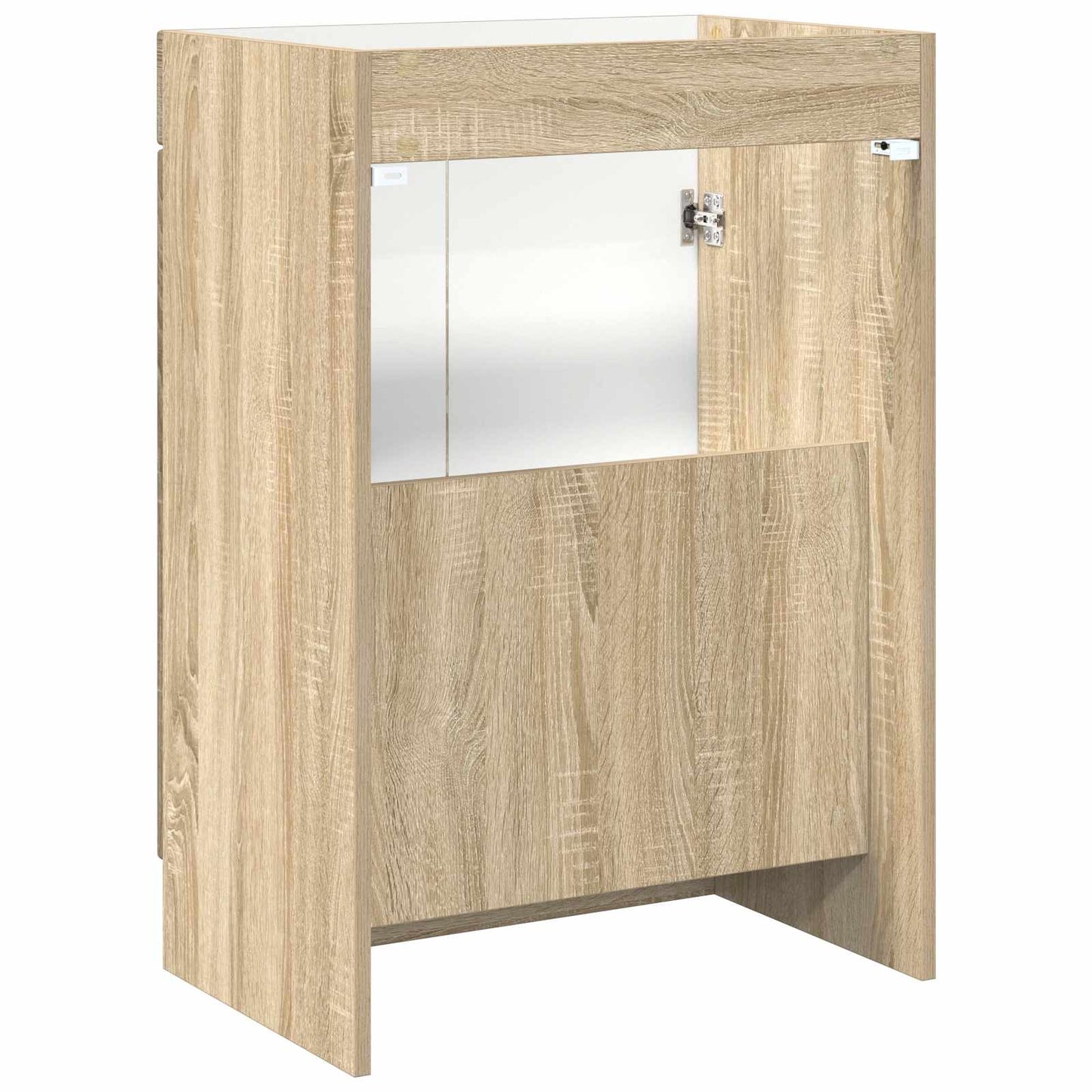 Bathroom under Sink Cabinet Sonoma Oak 56 x 37.5 x 81 cm