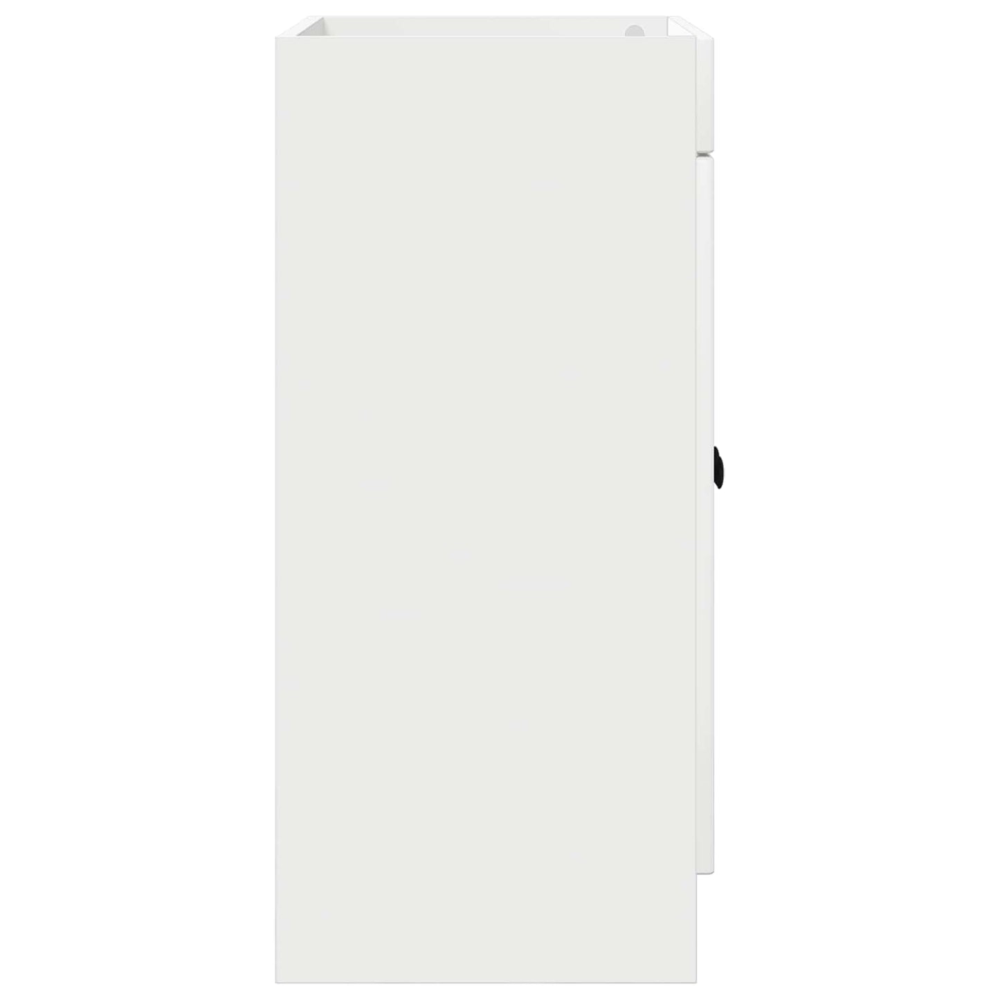 Bathroom under Sink Cabinet High Gloss White 56 x 37.5 x 81 cm