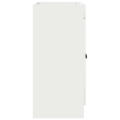 Bathroom under Sink Cabinet High Gloss White 56 x 37.5 x 81 cm