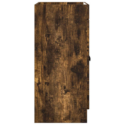 Bathroom under Sink Cabinet Smoked Oak 56 x 37.5 x 81 cm