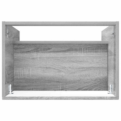 Bathroom under Sink Cabinet Grey Sonoma 56 x 37.5 x 81 cm
