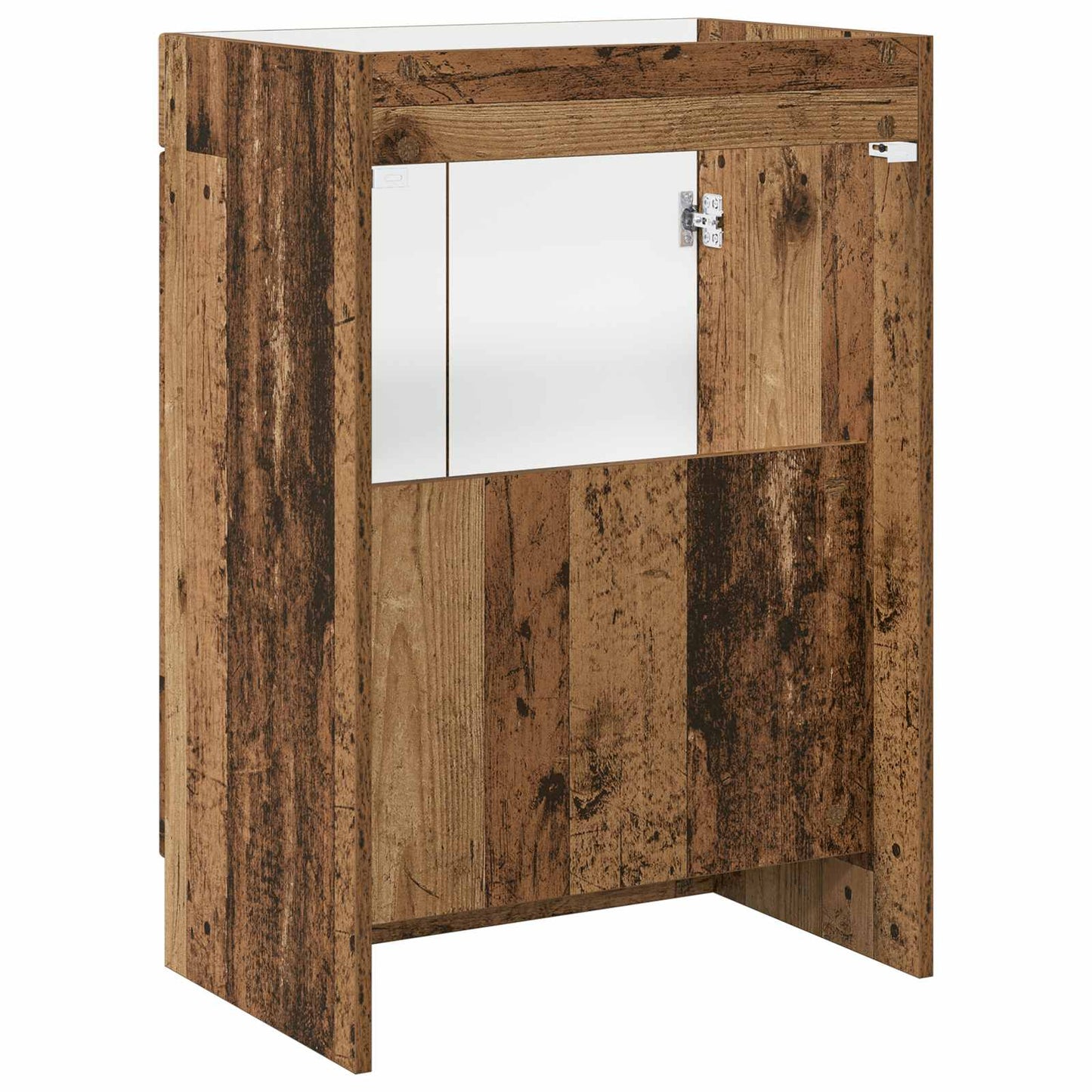 Bathroom under Sink Cabinet Old Wood 56 x 37.5 x 81 cm
