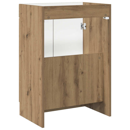 Bathroom under Sink Cabinet Artisan Oak 56 x 37.5 x 81 cm