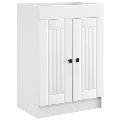 Bathroom under Sink Cabinet White 78.5 x 37.5 x 81 cm