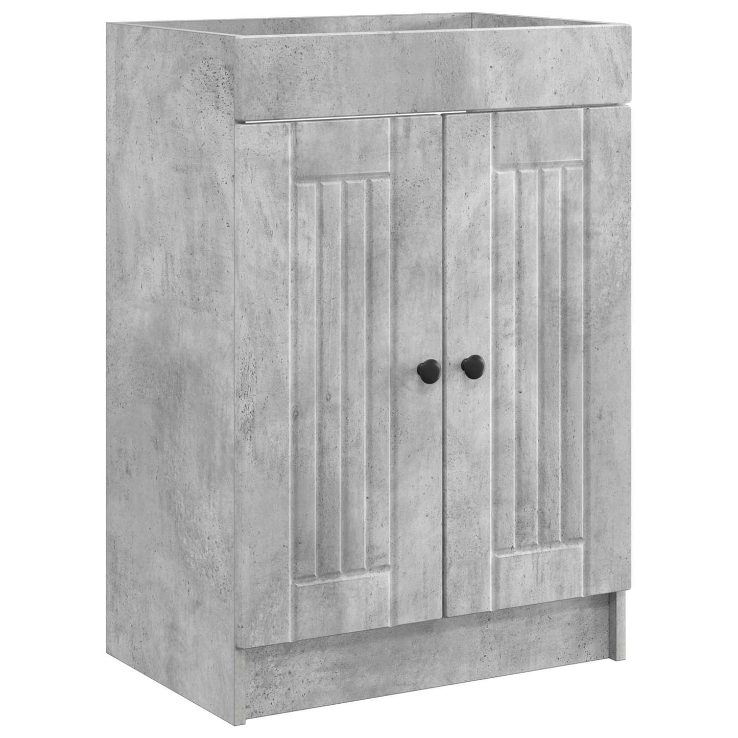 Bathroom under Sink Cabinet Concrete Grey 78.5 x 37.5 x 81 cm