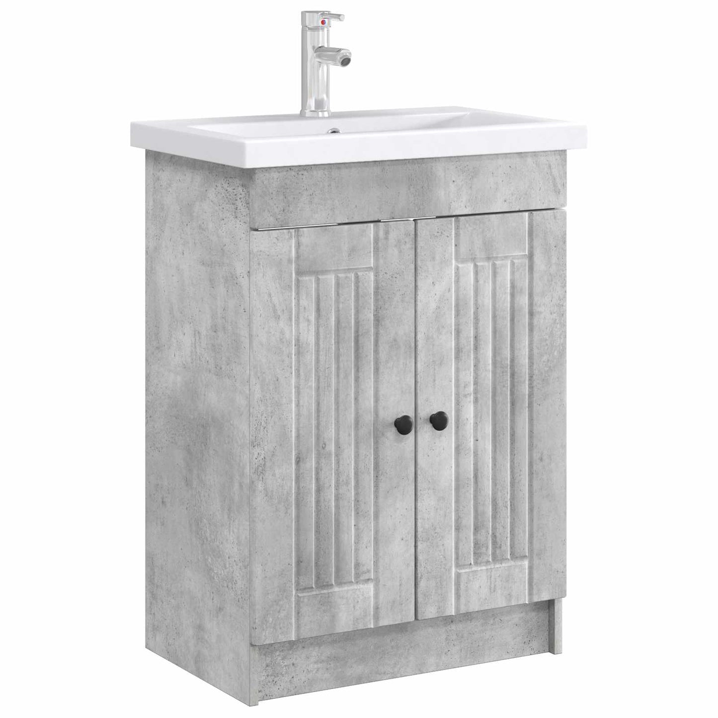 Bathroom under Sink Cabinet Concrete Grey 78.5 x 37.5 x 81 cm