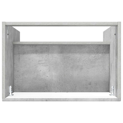 Bathroom under Sink Cabinet Concrete Grey 78.5 x 37.5 x 81 cm